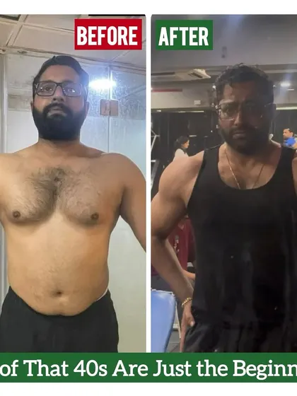 Here is proof that your 40s are just the beginning. We used an evidence-led approach to optimize his metabolism and build muscle, proving that age is just a number when the plan is scientific and the commitment is real.