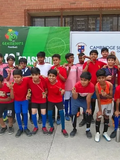 Our players proudly display their medals after the 10th AFC Grassroots Football Day tournament, a celebration of football at its core.