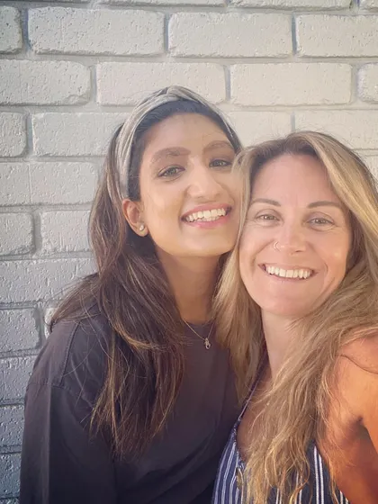 A cherished memory with an amazing fellow yoga teacher from the Geraldton Yoga Club. The global yoga community is a beautiful family.