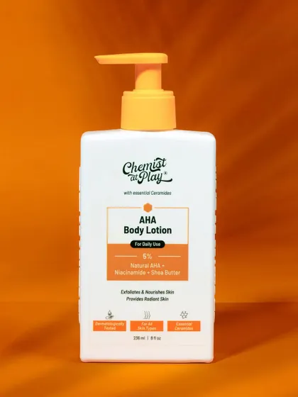 For Chemist at Play, we used a bold, color-blocked background to make the product pop. This modern, graphic style is perfect for grabbing attention on social media feeds.
