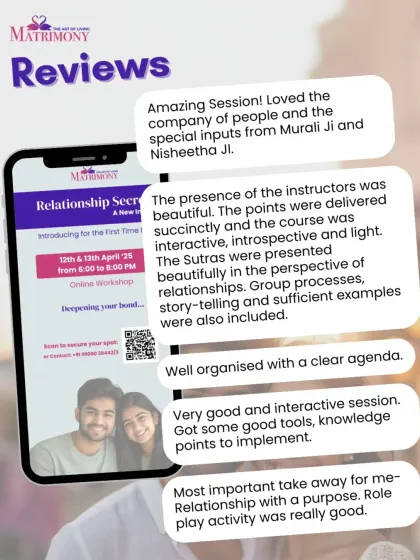 From the beautiful presence of the instructors to the well-organized agenda, our participants have shared so much love. This collection of reviews shows the variety of positive experiences, including group processes, storytelling, and role-play activities.