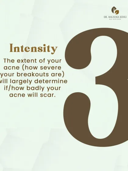 The third factor is the intensity of the acne itself. Severe, inflammatory, or cystic acne involves deeper layers of the skin, and the subsequent healing process is more likely to result in textural changes and permanent scars.
