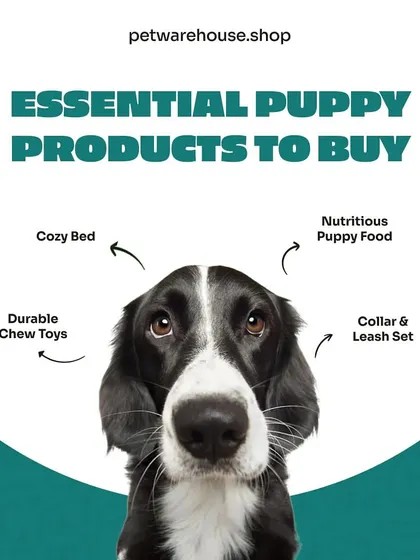 For all the new pet parents, here is a checklist of essential puppy products. A cozy bed, nutritious food, durable chew toys, and a collar and leash set are the basics you'll need.