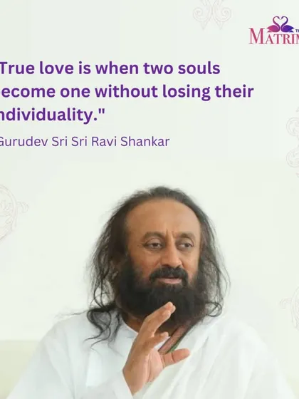 What is true love? Gurudev defines it as the state where two souls become one without losing their individuality, a beautiful paradox of unity and freedom.
