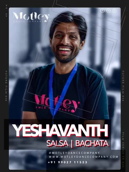 We are so happy to have Yeshavanth join the Motley crew. He brings new strength and capabilities that will benefit our entire dance family.