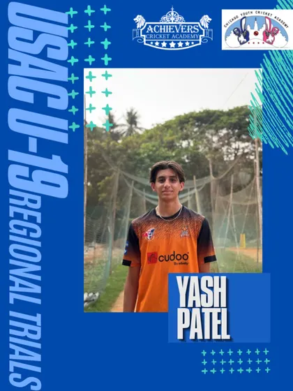 Another one of our talented players from CYCA, Yash Patel, has been selected for the U-19 USAC Regional Trials. This is a testament to our joint efforts in nurturing future stars.