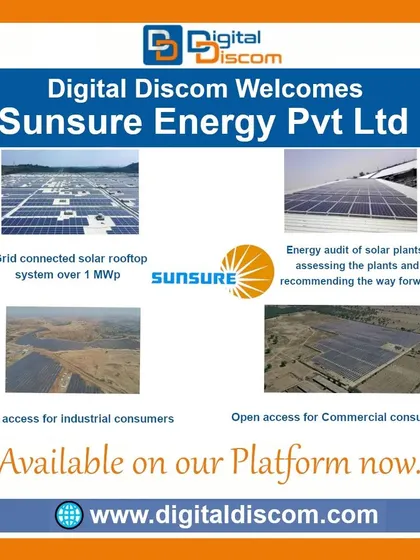 **Large-Scale Solar for Commercial Use.** We facilitate major energy projects, like this grid-connected solar rooftop system over 1 MWp from our partner Sunsure Energy. Our platform connects industrial and commercial consumers with providers for open-access solar solutions.