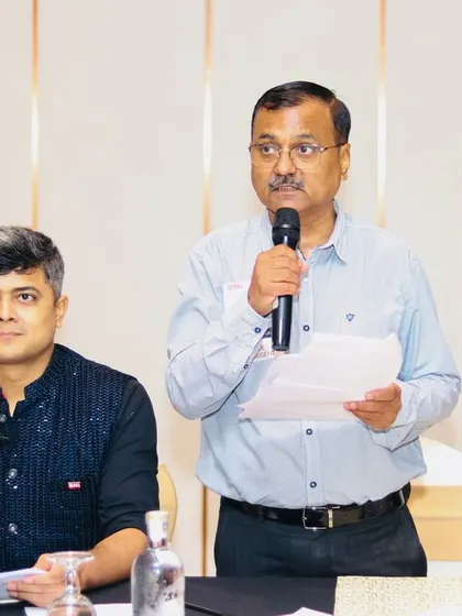 During a feature presentation at BNI, a member shares his thoughts. It is this collaborative spirit and trust from my BNI Lucknow family that has been the biggest strength in my journey.