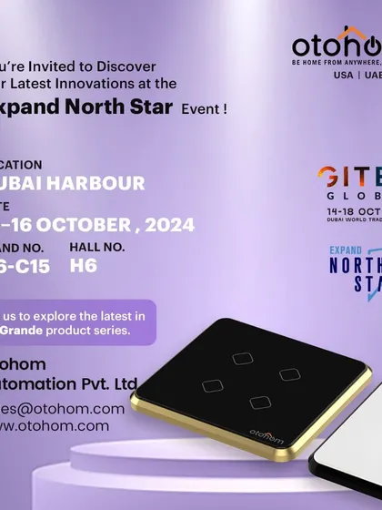 We will be at the Expand North Star event at GITEX GLOBAL in Dubai. As a trusted home automation provider, we are excited to showcase our latest innovations at the world's biggest startup event.