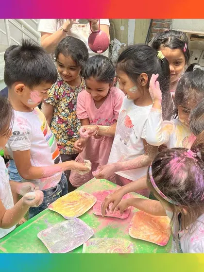 A glimpse into our festive celebrations, including Independence Day, Janmashtami, Ganesh Chaturthi, Diwali, and Christmas. Children participate in flag hoisting, dress in traditional attire, create festive crafts, and learn the significance of each occasion, fostering a deep appreciation for our diverse culture.