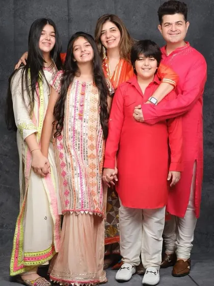 A throwback to when the talented Dabboo Ratnani's children wore my festive collection for Ganesh Chaturthi. It fills my heart with joy to see my creations become a part of such special family moments.