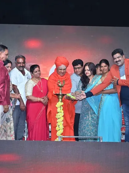 Another view of the lamp lighting ceremony at the RCN Channel anniversary. It was a privilege to share the stage with so many dignitaries.