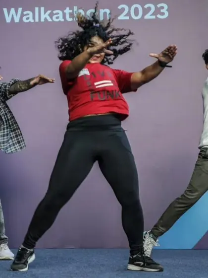 That hair-flip moment during a high-energy routine. This is what it looks like to be lost in the music.