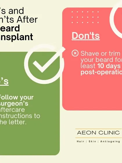 Follow your surgeon's aftercare instructions precisely. Do not shave or trim your new beard for at least 10 days post-operation to allow the grafts to settle.
