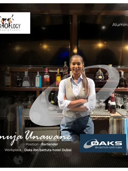 A closer look at the journey of our 2021 alumna, Anuja Unawane. Her story, from our bar school in Pune to a prestigious hotel in Dubai, is an inspiration for all our students.