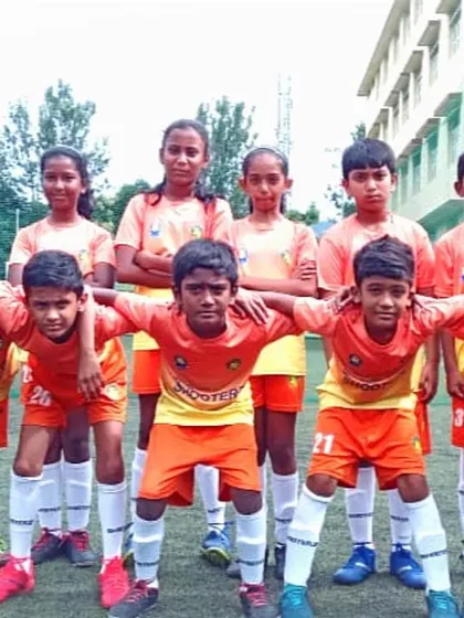 Our U-11 team in their YPL match against Playsmart FC. These matches are vital for developing tactical awareness and teamwork.