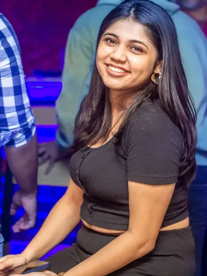 A candid smile from a guest enjoying the party. It's these moments that make my job the best.