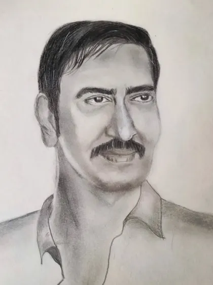 An older pencil portrait I did of the Bollywood actor Ajay Devgn. I enjoy the challenge of capturing recognizable faces through sketching.