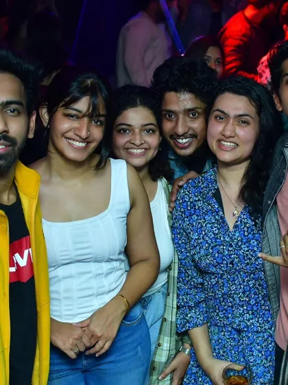 A group of friends enjoying the night, with smiles all around. My music creates the perfect backdrop for making memories.