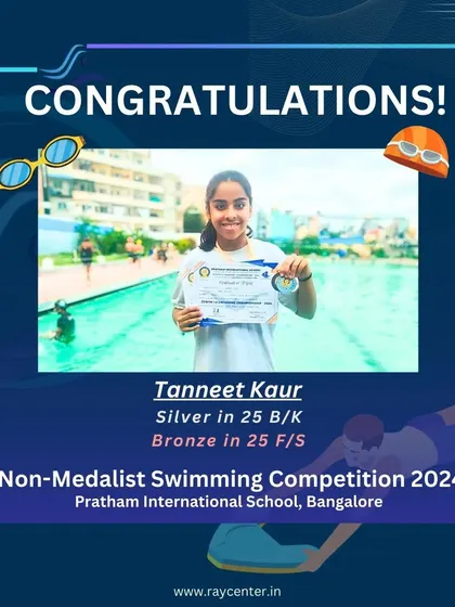 A huge congratulations to Tanneet Kaur for her silver and bronze medals.
