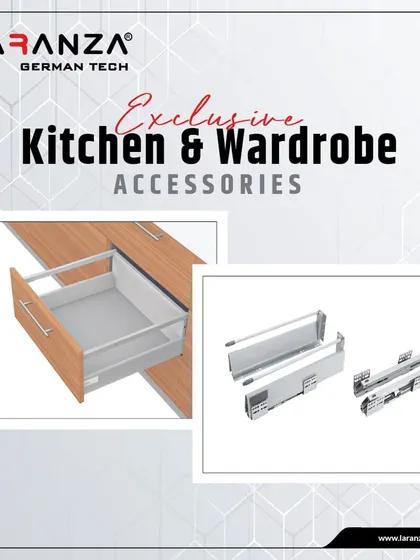 I offer exclusive kitchen and wardrobe accessories, like this slim tandem box drawer, to elevate your home with premium style and functionality.