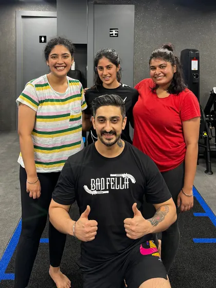 All smiles after a tough workout. Our coaches and clients build real connections that go beyond the gym floor, creating a supportive and fun environment for everyone.