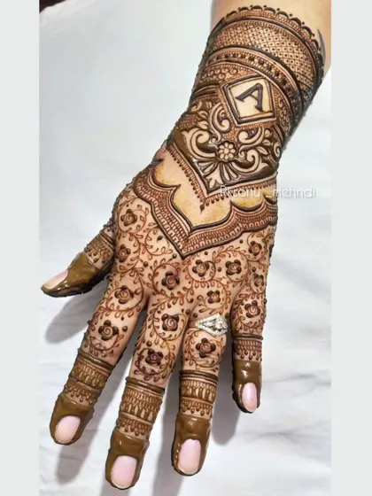 A duplicate of image 97, showcasing the beautiful personalized initial design.