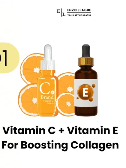 For a powerful antioxidant duo that boosts collagen production and protects against environmental damage, I often recommend pairing a Vitamin C serum with a Vitamin E serum or moisturizer.
