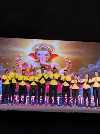 The team takes a bow after a powerful performance at Talkatora Stadium. We are incredibly proud of our students' hard work and the beautiful art they create through yoga.