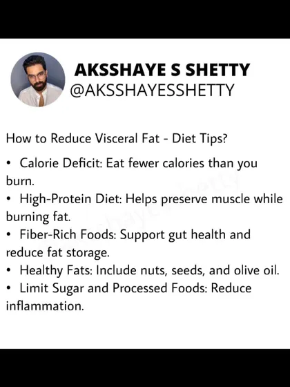 How do you reduce visceral fat? The key is a calorie deficit, a high-protein diet to preserve muscle, and fiber-rich foods to support gut health. Limiting sugar and processed foods is also crucial to reduce inflammation.