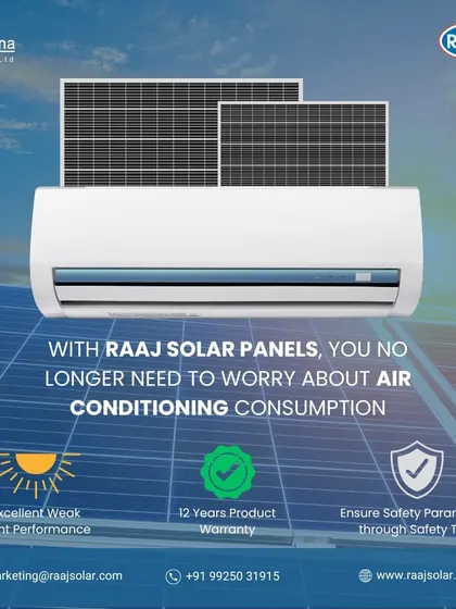 With our solar panels, you no longer need to worry about air conditioning consumption. Our systems provide excellent performance even in weak light, helping you stay cool all summer without high bills.