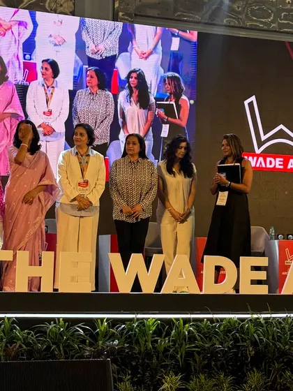 On stage with fellow mentors at the WADE ASIA conference. Events like these, which bring together experienced professionals to guide the next generation, are incredibly important for the future of our industry.