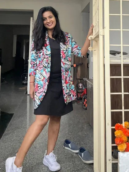 I love this jacket! It's a reminder that you can still have your own style and be a mom. You don't have to lose yourself.