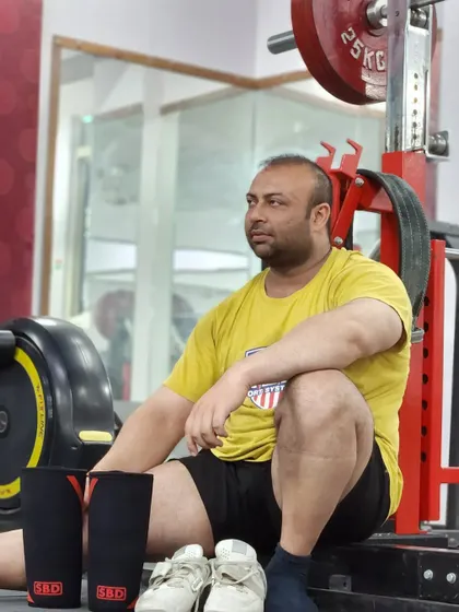 The feeling after completing 50 reps of 180kg squats. Utterly exhausted but satisfied.