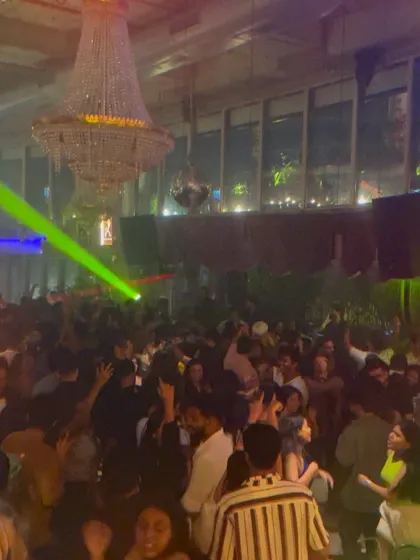 A wide shot of the dance floor at Social. It's a full house, and the energy is palpable. This is a typical Wednesday night with me.