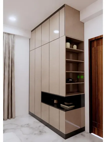 A duplicate of ID 245, emphasizing the elegant and practical design of the beige wardrobe.