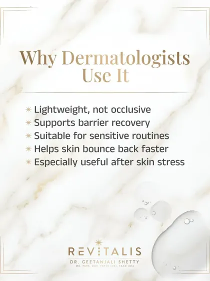 Why Dermatologists Recommend Snail Mucin. We use it because it's lightweight, supports barrier recovery, and is suitable for sensitive skin, especially after procedures or skin stress.