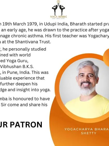I am so honored that my own guru, Yogacharya Bharath Shetty, joined us to share his wisdom for our 10th-anniversary celebration. His guidance has been my inspiration from the very beginning.