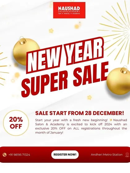 Take advantage of our New Year Super Sale. We are offering a 20% discount on all registrations for the month of January to help you kickstart your career.