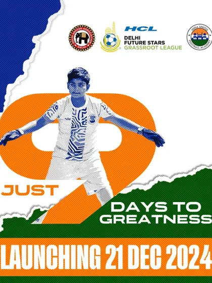 Just days to greatness. This countdown graphic highlights the launch date, building momentum and reminding everyone that a major football event is just around the corner.