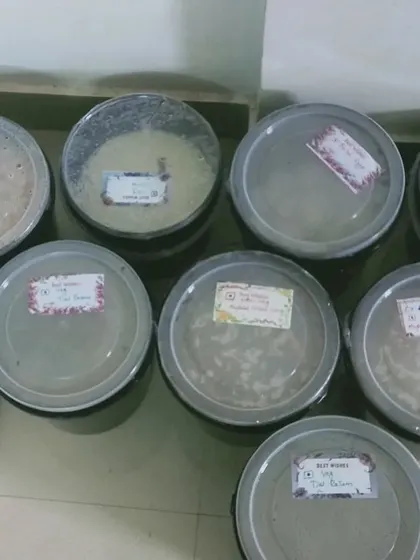 A look at how I pack bulk orders for corporate clients. This order for 80 people was carefully packed in large, sealed containers to ensure the food remained hot and fresh for serving.
