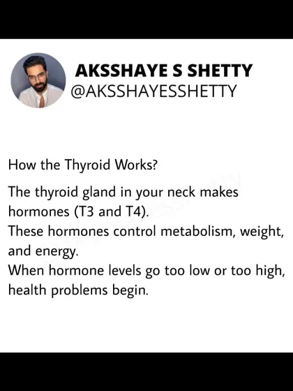 The thyroid gland makes hormones (T3 and T4) that control your metabolism. When these hormone levels go too low or too high, health problems like weight gain or anxiety can begin.