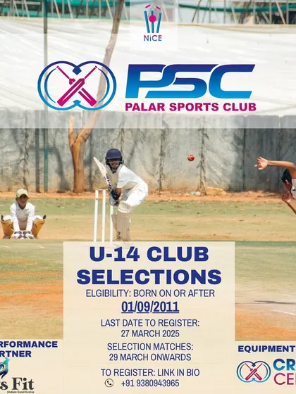The call for U-14 club selections. We focus on identifying and nurturing talent from a young age, providing a clear pathway for growth.