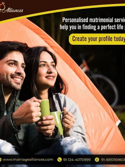 My personalized matrimonial services are designed to help you find a perfect life partner who shares your values and lifestyle. This image of a couple enjoying the outdoors reflects the companionship and shared adventures that I hope to find for you.