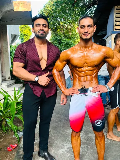 A final shot with my client and his medal.
