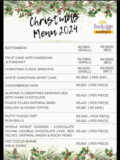 Here is my Christmas Menu from 2024. I love creating a special list of goodies for the holiday season, including everything from classic fruit cake to nutty fudge tarts and hot cocoa bombs.
