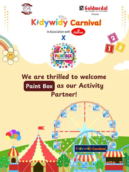 Paint Box was a fantastic activity partner, providing a space for kids to get creative with various arts and crafts at the KidyWidy Carnival.