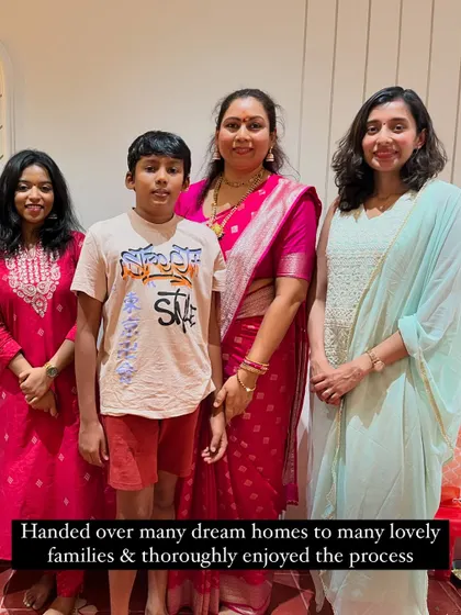 Handing over a dream home to another lovely family. Seeing their joy is the best part of the entire process.