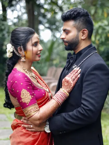 A beautiful, candid moment between the bride and groom. Her hand on his chest and the way they look at each other speaks volumes about their connection. This is the kind of genuine emotion I love to capture.