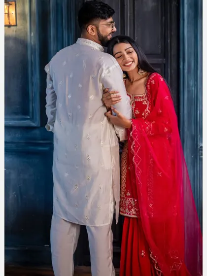 From blending brushes to blending lives. Sharing a happy moment from my own engagement. This journey has been a blessing.